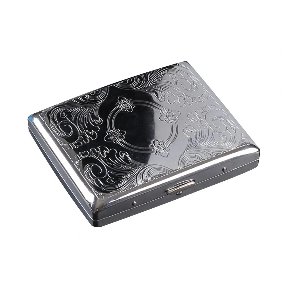 Convenient Cigarette Box Metal Dust-proof No-odor Male Tobaccos Cigarette Holder  Cigarette Holder Waterproof