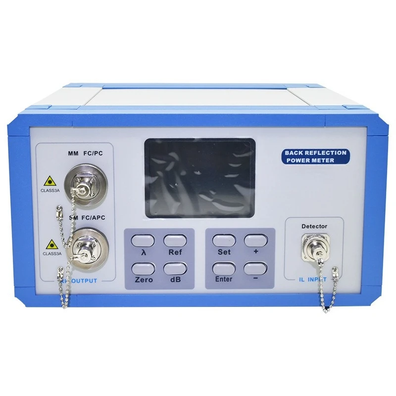 

Single Multimode Benchtop Fiber Plug Back Loss Tester Return Loss Integrated Pigtail Plug Back Loss Optical Power Meter