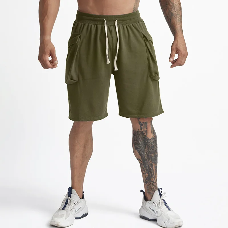 Pantalones cortos de gimnasio para hombre, para entrenamiento de culturismo, natación, playa, baloncesto, deporte, correr