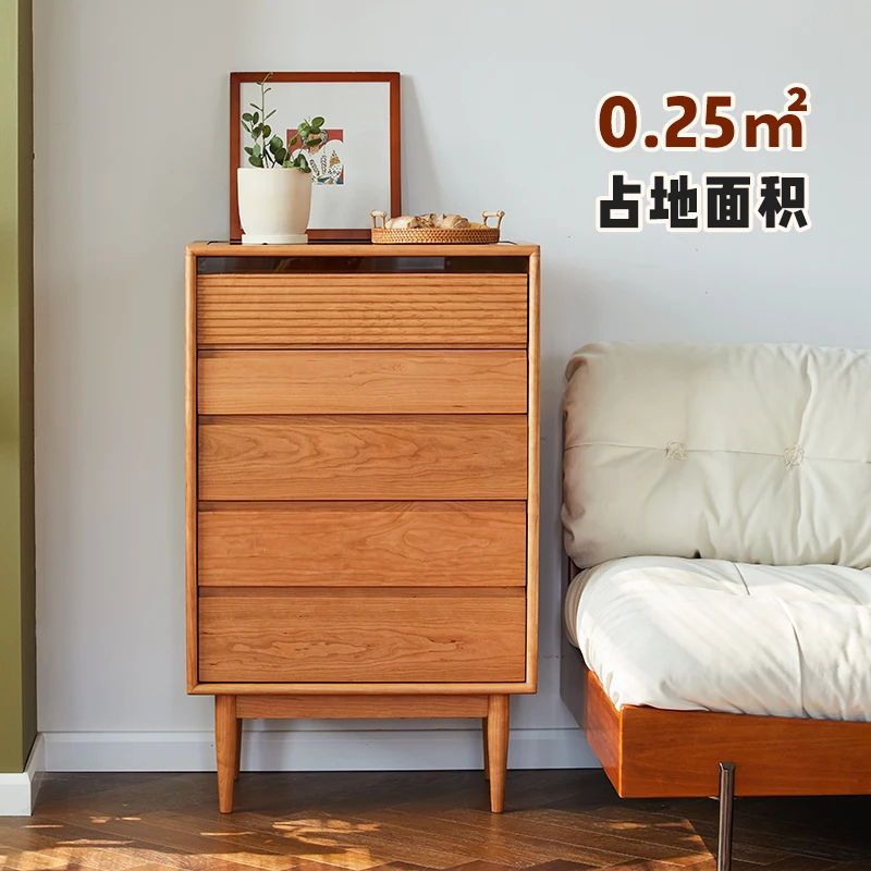 Customized five bucket cabinet, Nordic living room sofa side cabinet, bedroom multifunctional storage and storage drawer cabinet