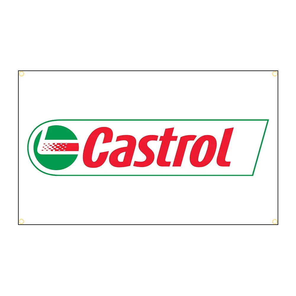 castrol castrols Car Flag Flags Polyester Printed Banner For Decoration