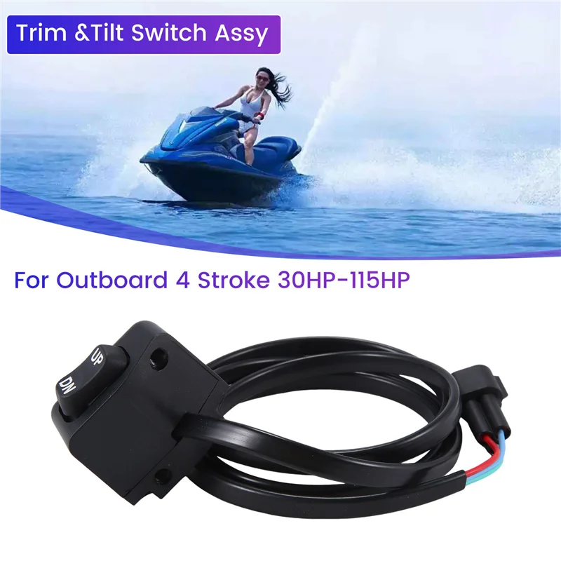 

67G-82563-00 Переключатель отделки и наклона в сборе для 4-тактного подвесного двигателя Yamaha, замена 30HP-115HP