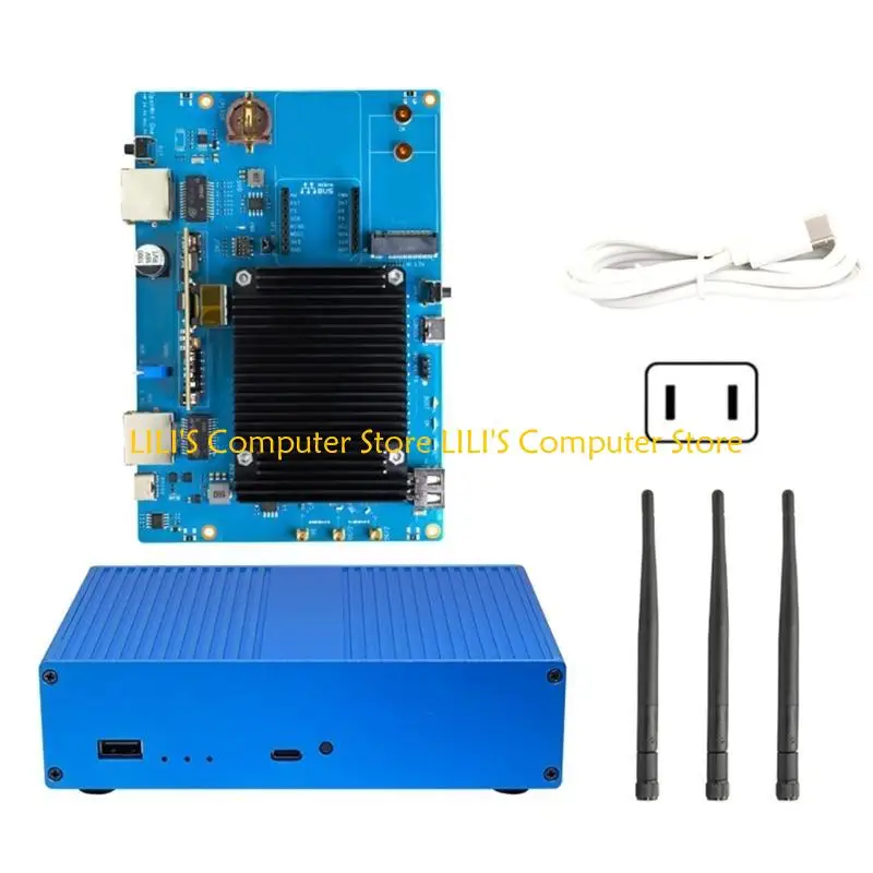 

Маршрутизатор A52B с Wi -Fi 6 ГБ памяти DDR4 для OpenWRT Double Band NVME 2230 2242