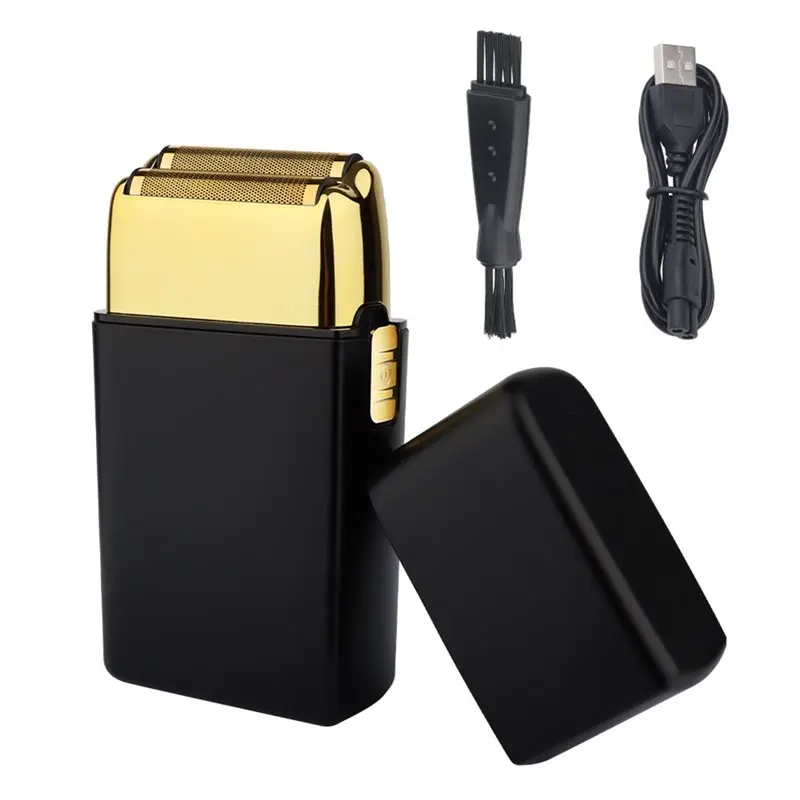 【kitchen-gadget】cordless-rechargeable-foil-shaver-for-men-barber-double-electric-foil-trimmerclose-shaver-with-usb-charging