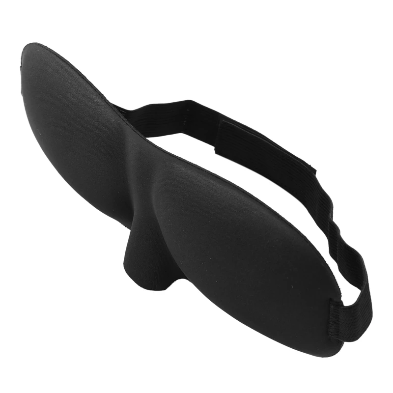 M11K-Sleep Eye Mask Sleeping Eye Blindfold Black Travel Sleep Aid Rest