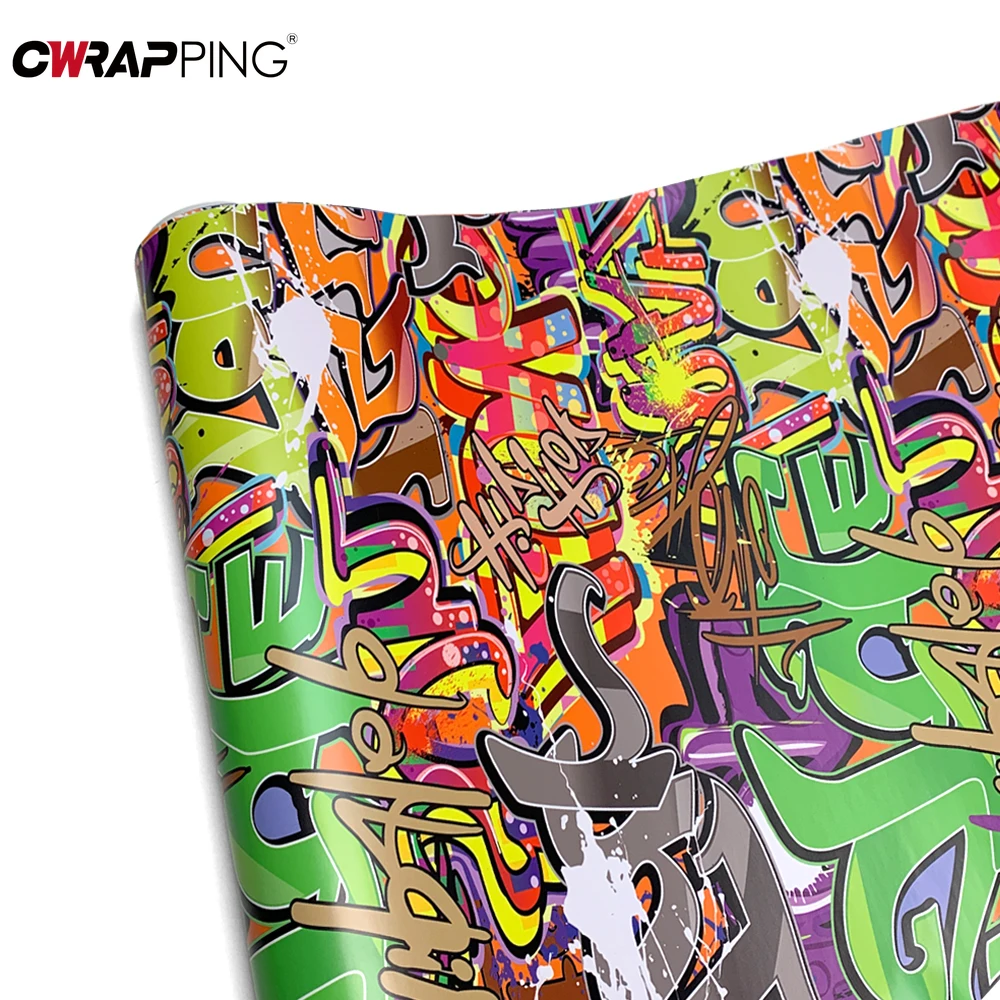 Graffiti-Malerei-Folie Auto-Folie Skateboard-Abdeckung Automobil-Vinyl für Motorrad Wasserdichte Vinylfolie Außen-Autoaufkleber