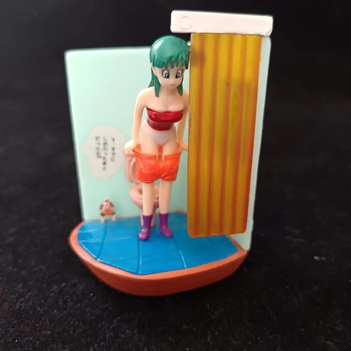 8cm Anime Dragon Ball Figure Bulma Action Figures Master Roshi Toilet Peep Statue PVC Model Doll Collection Decor Toys Gifts