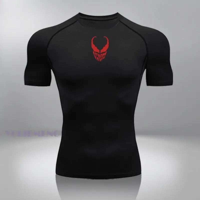 

Men's Summer Fitness Sports Casual Short Sleeve Crew Neck Slim Fit Running Training T-Shirt