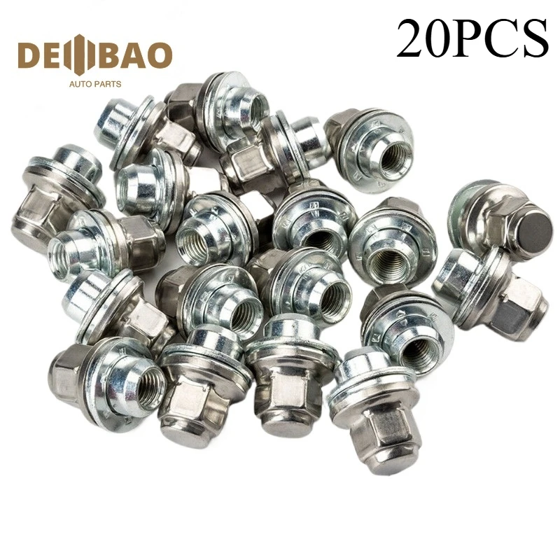 

C2C35294010 20PCS New Wheel Lug Nuts Chrome 12x1.5mm For Jaguar F-Type S-Type X-Type XJ XJR XE XF XJ220 1991-2022