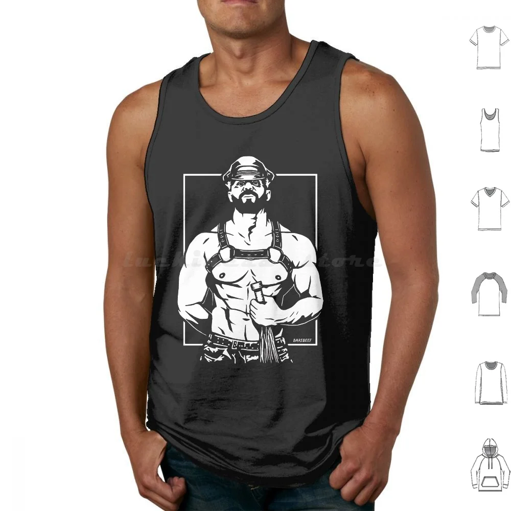 Master Tank Tops Print Cotton Barebeef Bears Bear Woof Pride Grrr Men Cute Bearart Bearpride Bearflag Growlr Yaoi