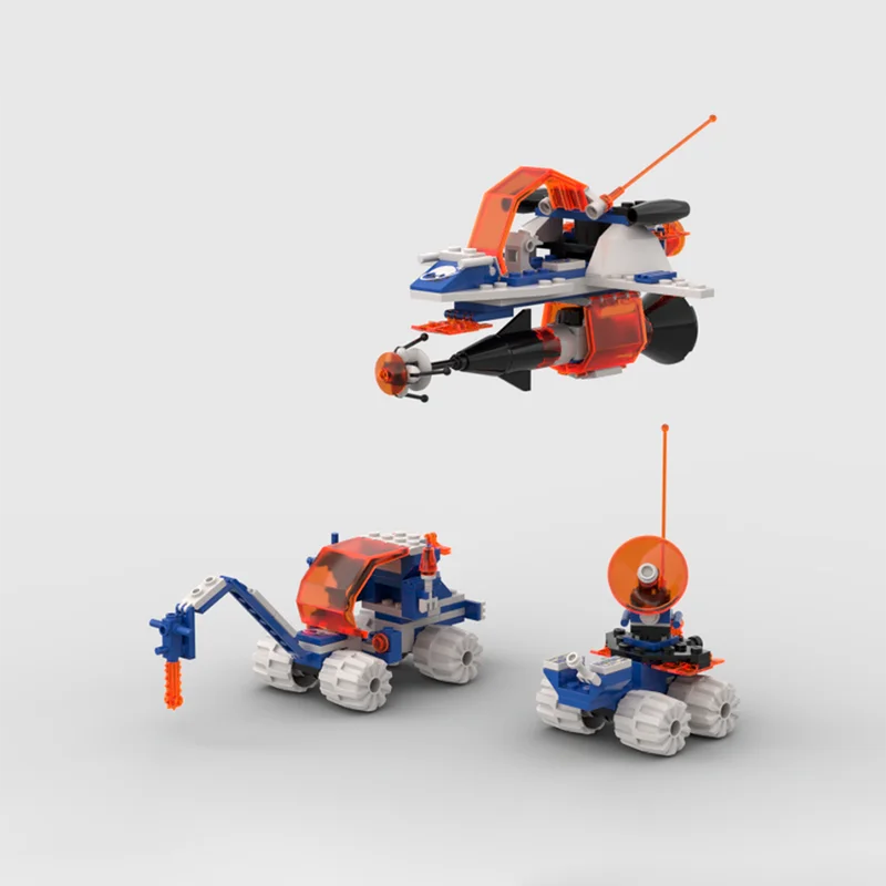 191pcs MOC Ice Planet Rocket Recovery Team Space Ice Planet Model Toys Building Blocks Architecture Christmas Gifts Education