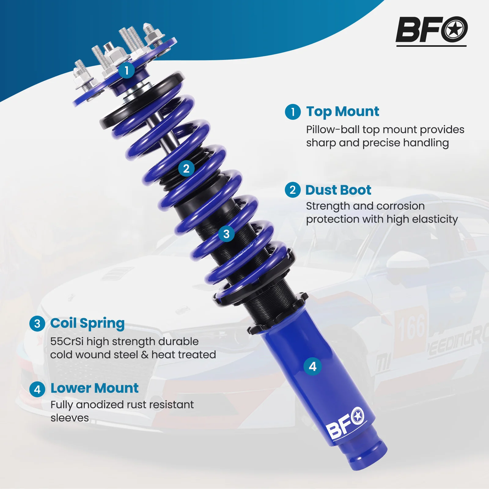 مجموعة دعامة كويلوفيرز لهوندا أكورد 2003-2007 أكورا TL/TL Type-S 2004-2008
