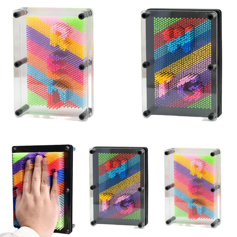 3d Klon Kunststoff Pin Anti stress Spielzeug Kunst Klon Hand Form Modell Kind Spielzeug Pinscreen Nadel brett Skulpturen Malerei Schnitzen Geschenk