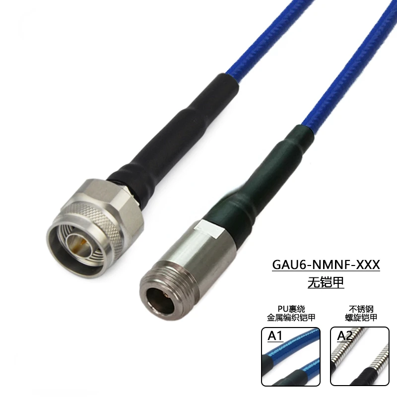 

N Male N Female Super Flexible Cable GT210P DC-18GHz Armored GAU6