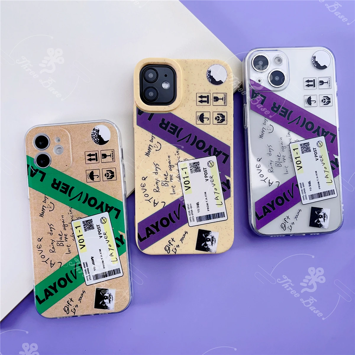 Phone Cover V LAYOVER TaeHyung For iPhone 14 6S 7 8 SE2 7Plus XS XR XSMAX 11 11Promax 12Pro 13Mini 13Pro 14Plus 14Promax Android