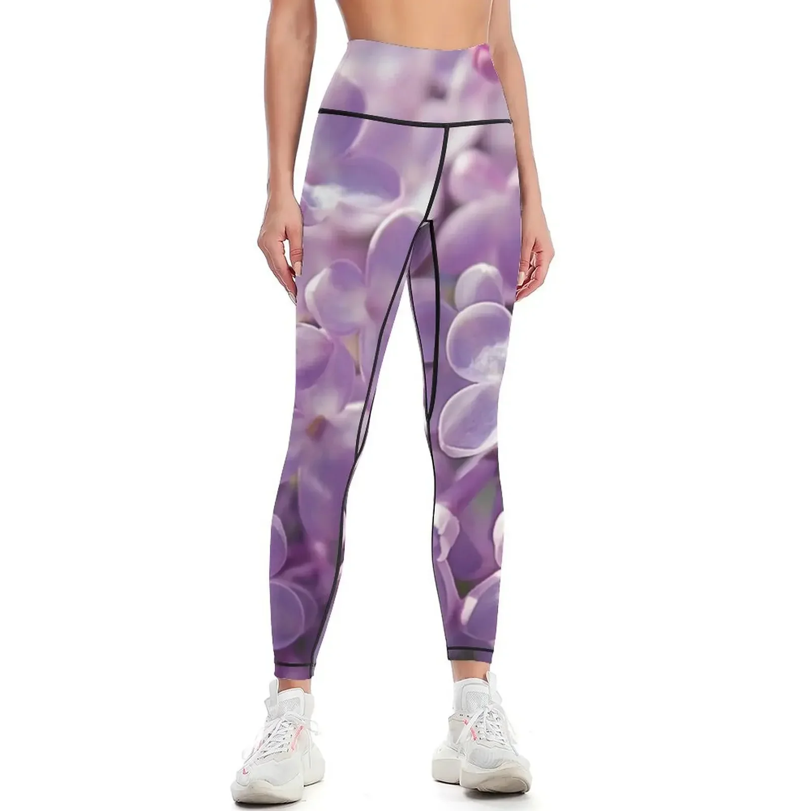 lilac Leggings flared fitness set gym Women's push up jogging pants Womens Leggings