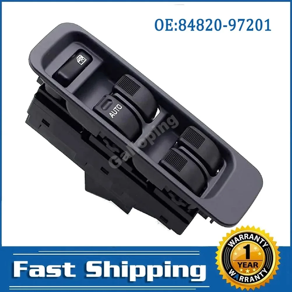 Front Left Right Master Power Door Window Control Switch for Toyota Avanza Daihatsu Sirion Terion YRV 1998-2001 Auto Parts Black