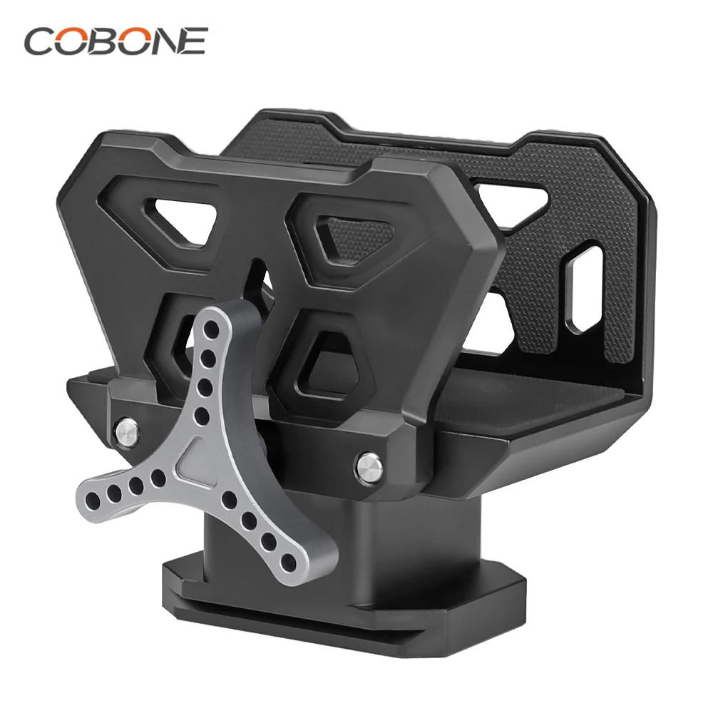 

COBONE Saddle Rifle Clamp Adapter Aluminum Tripod Bracket Lightweight Gun Clamp for Hunting and Outdoor Shooting Bracket