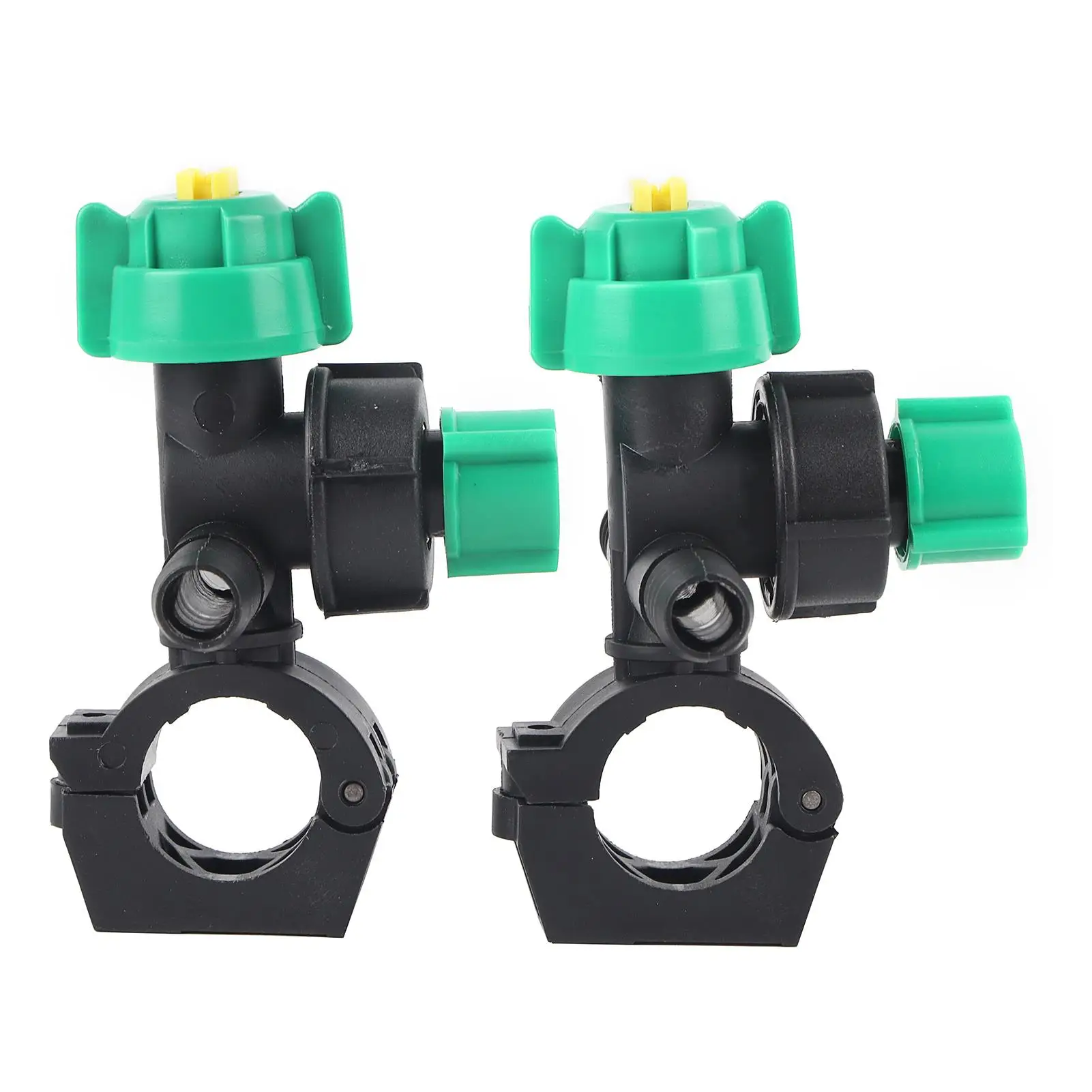 2pcs Fan Shaped Misting Sprayer Nozzle - External Thread Plastic Sprinkler Head for Agricultural Irrigation