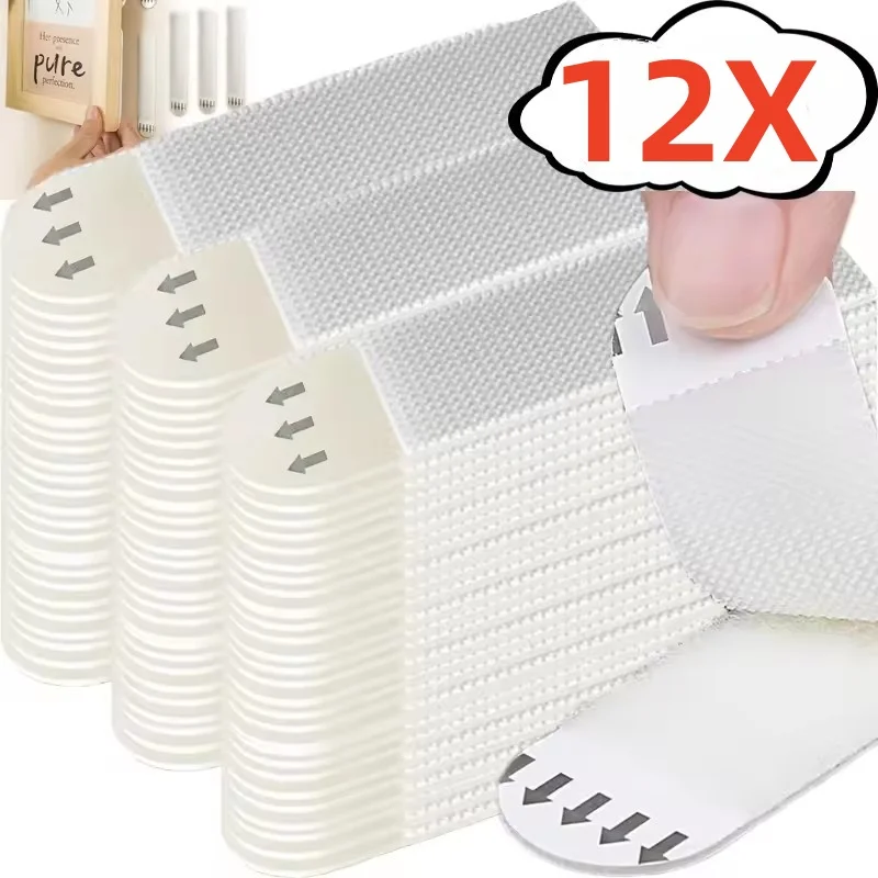 Punch-free Frame Tape Strips Assorted Mounting Self Adhesive Picture Frame Fixed Poster Wall Hook Decorate Fixing wall Hanger
