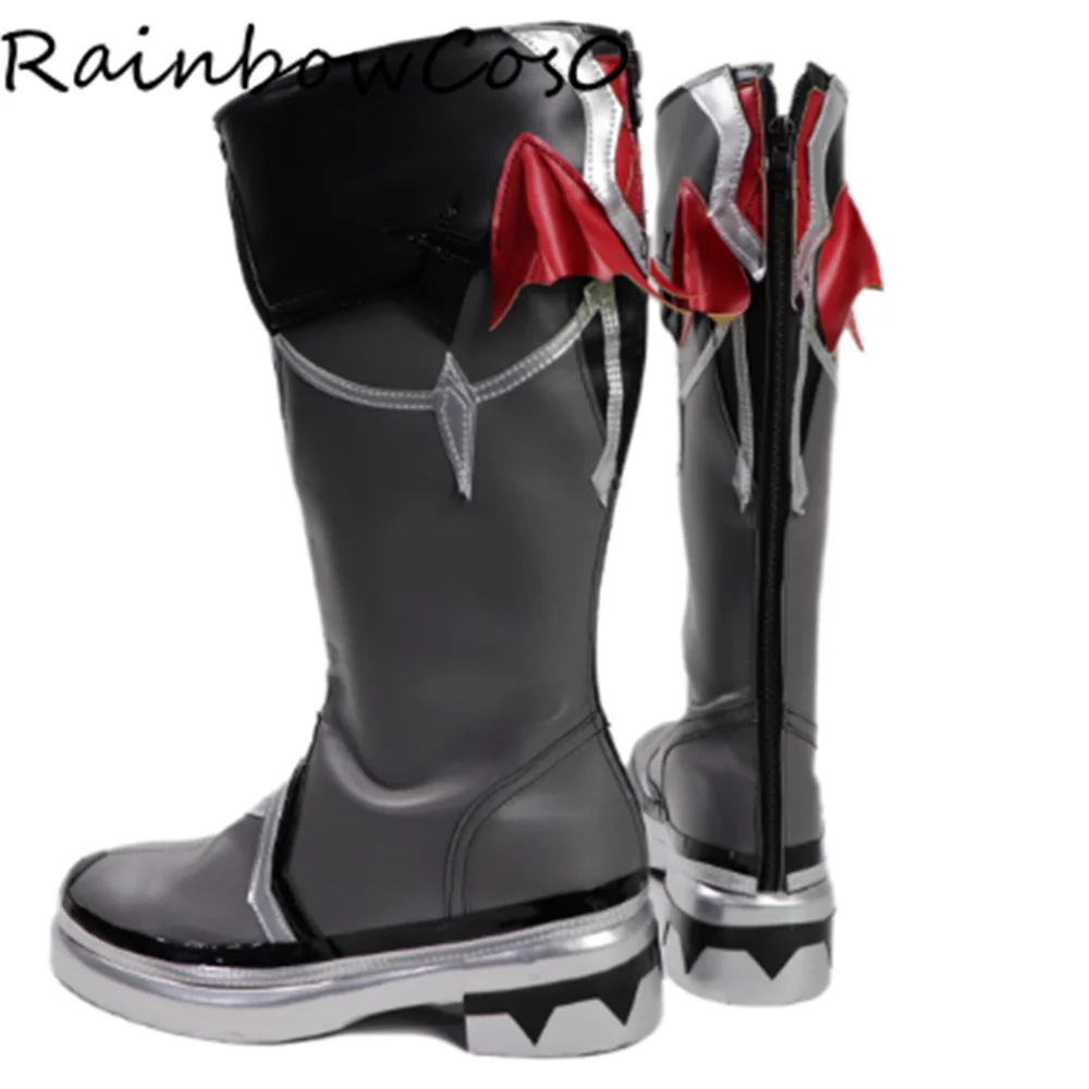 Durin genshin impacto cosplay sapatos botas jogo anime festa dia das bruxas arco-íris cos0 w5365