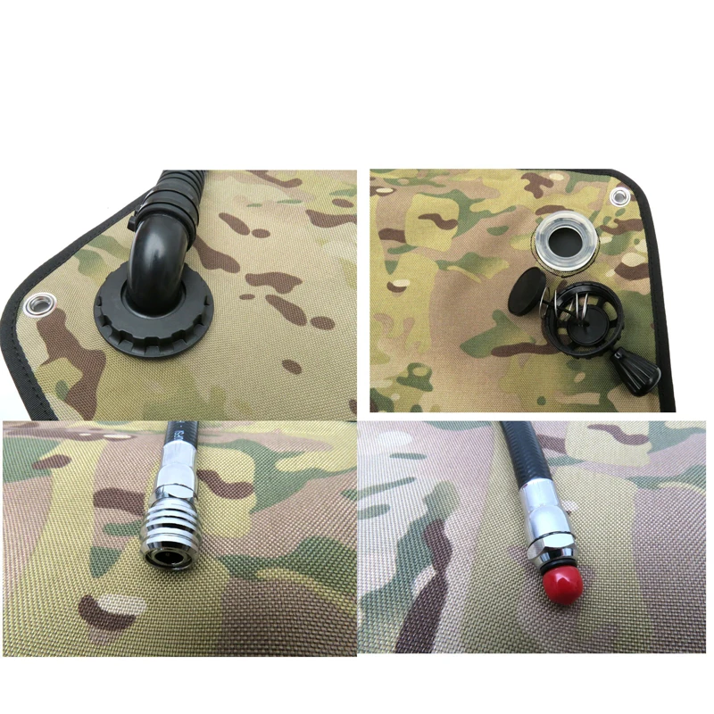 Dispositivo de compresor de flotabilidad para buceo BCD de montaje lateral