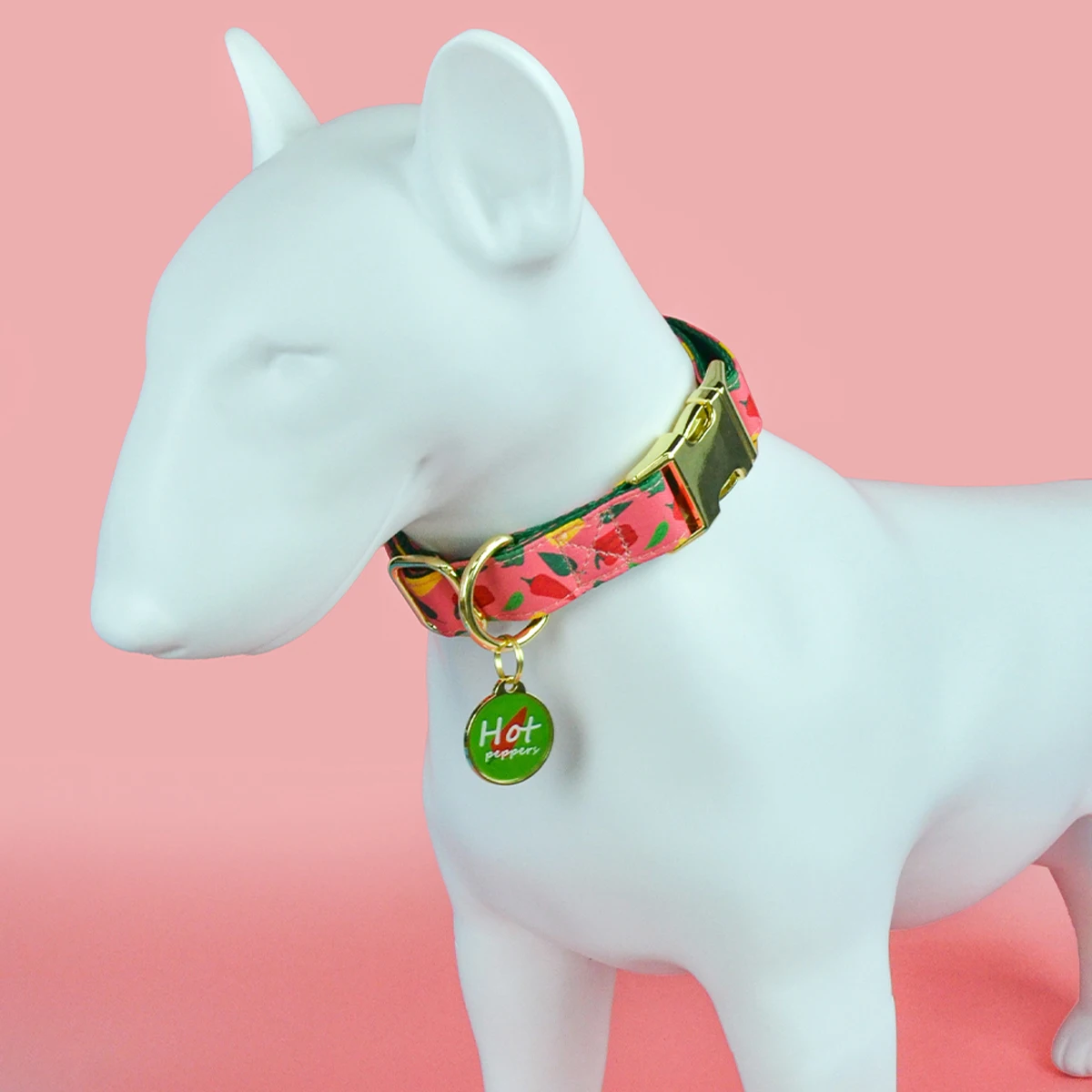 1 Pcs Summer Cute Pet Collar With Pendant Double-Sided Printed Pet Dog And Cat Holiday Gift Pet Adjustable Collar