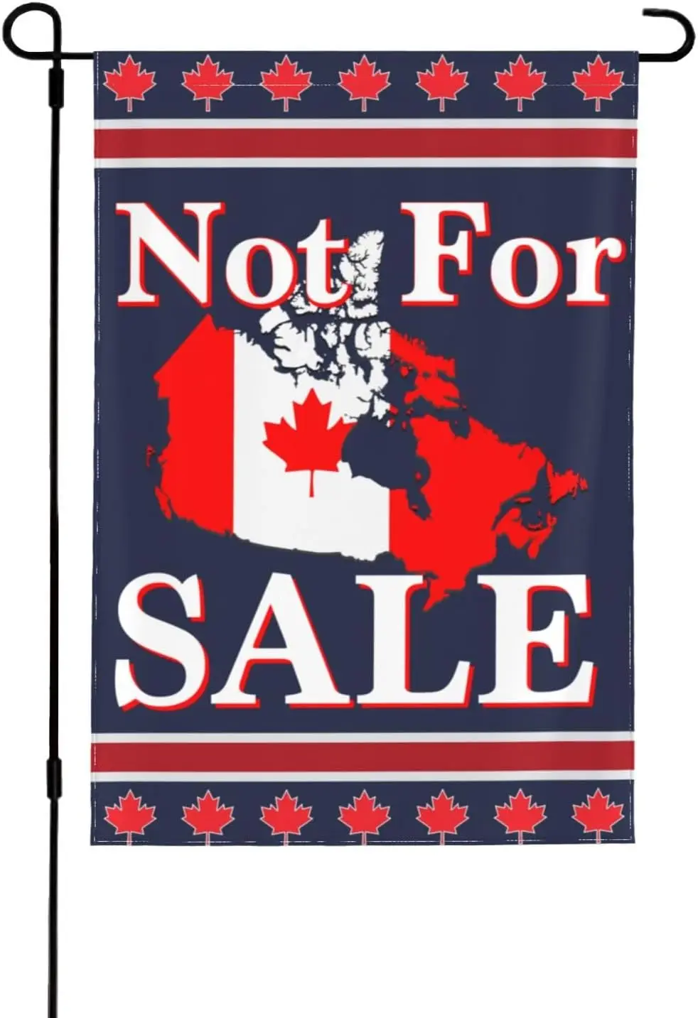 Canada Is Not For Sale Garden Flag 12x18 I Love Canada Yard Sign Flag No Flagstand Double Sided LOI zzo