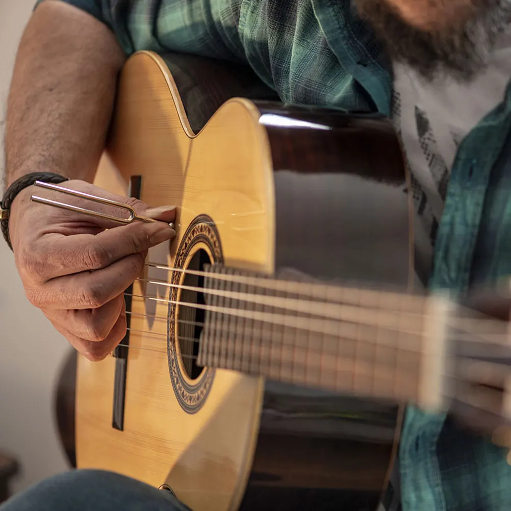 

3 Pcs Metal A Tone 440Hz Tuning Forks Musical Instrument Accessories Portable 440Hz Tuning Forks Durable for Guitar