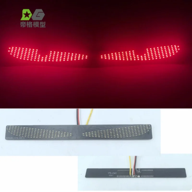 Luz LED Demon Eye para camión Tractor Tamiya 1/14 RC para Scania 770s 56379 piezas de bricolaje