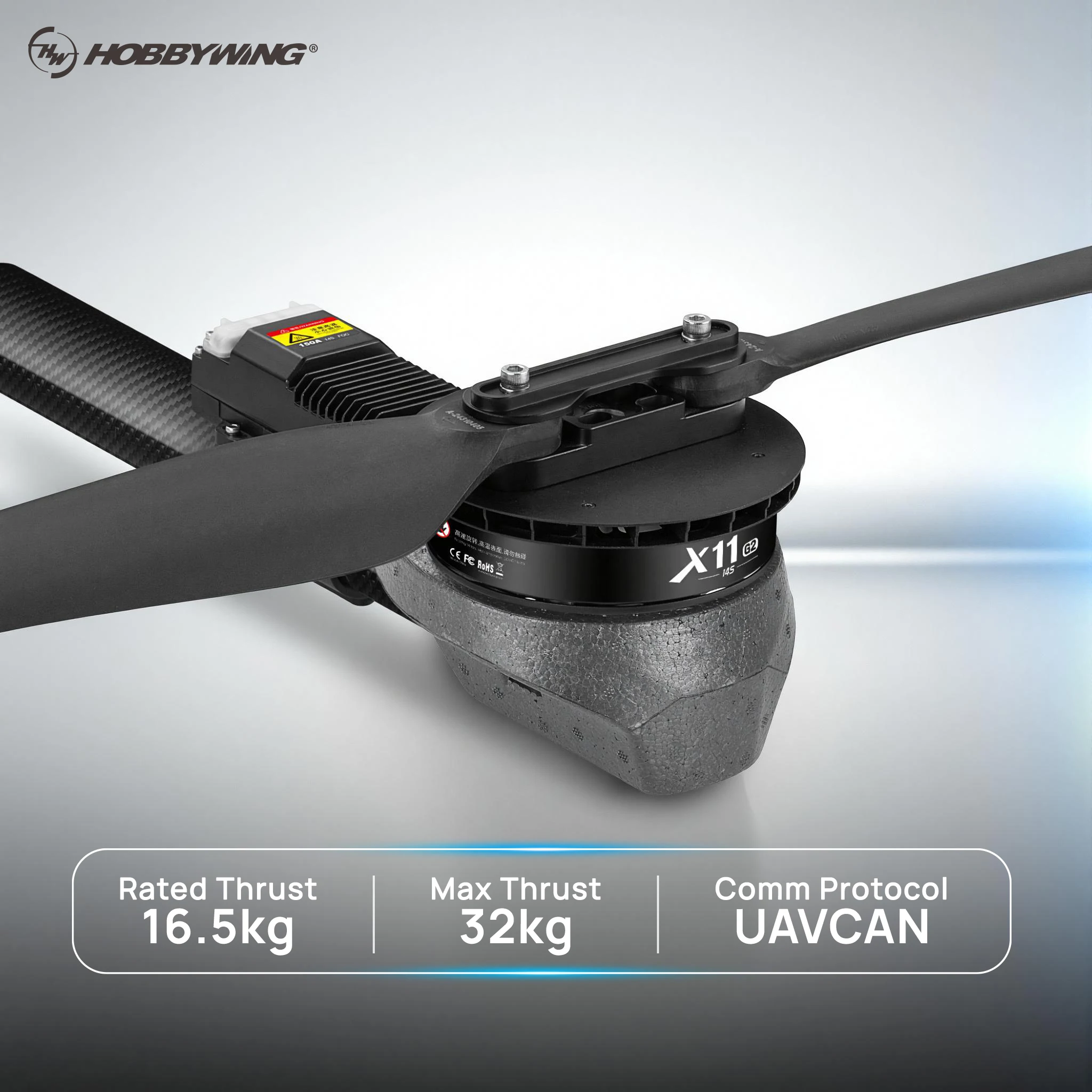 Hobbywing X11 G2 Motor Set 4314 Propeller Integrated Propulsion System BIG BLDC Dro ne Electric Motors For Multirotor