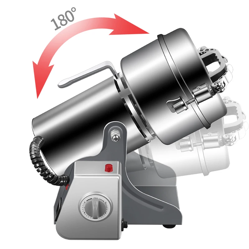 500G Pulverizer เครื่องบดอาหาร Pulverizer ข้าวสาลี Pulverizer ไฟฟ้าข้าวสาลี Superfine Pulverizer Shredder