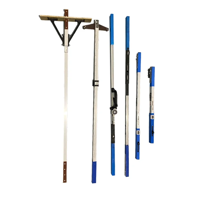 

Mine track measuring ruler square foot, track gauge support ruler track level