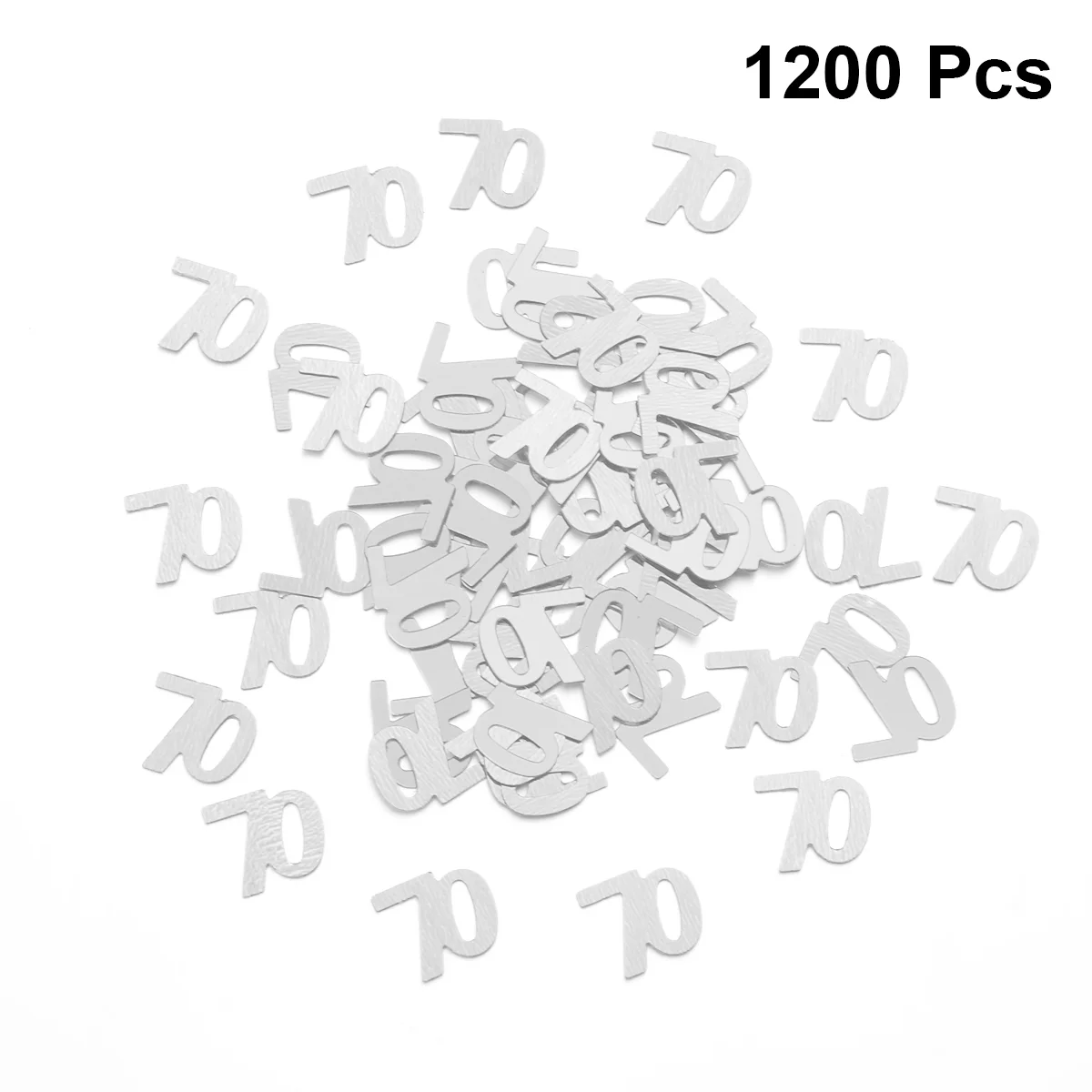 1200 Pcs Gold Decor Party Confetti Birthday for Decorate Number Baby Anniversary