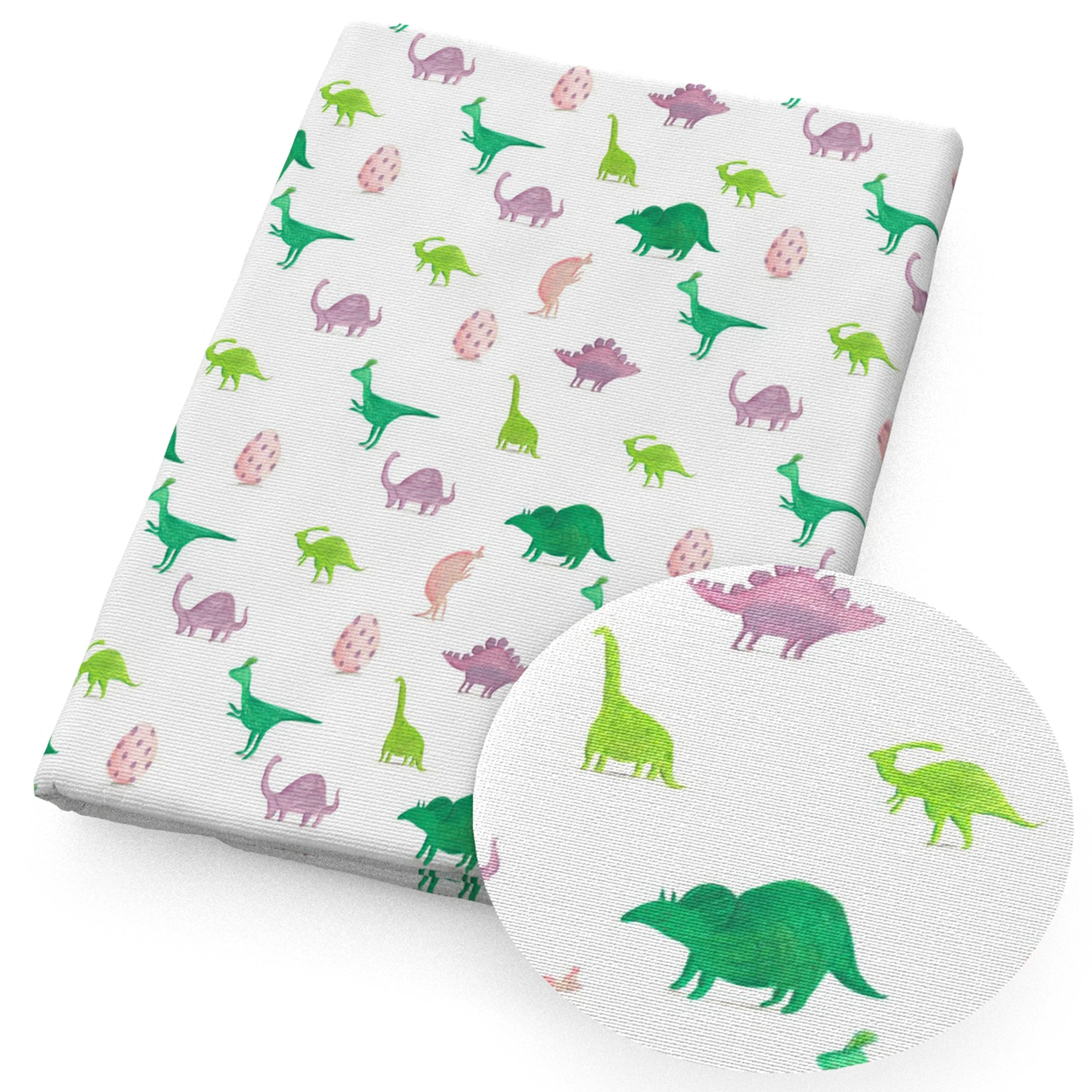 50*145cm Patchwork dinosaur Polyester Cotton Fabric for Tissue Sewing Quilting Fabrics Needlework Material DIY Handmade