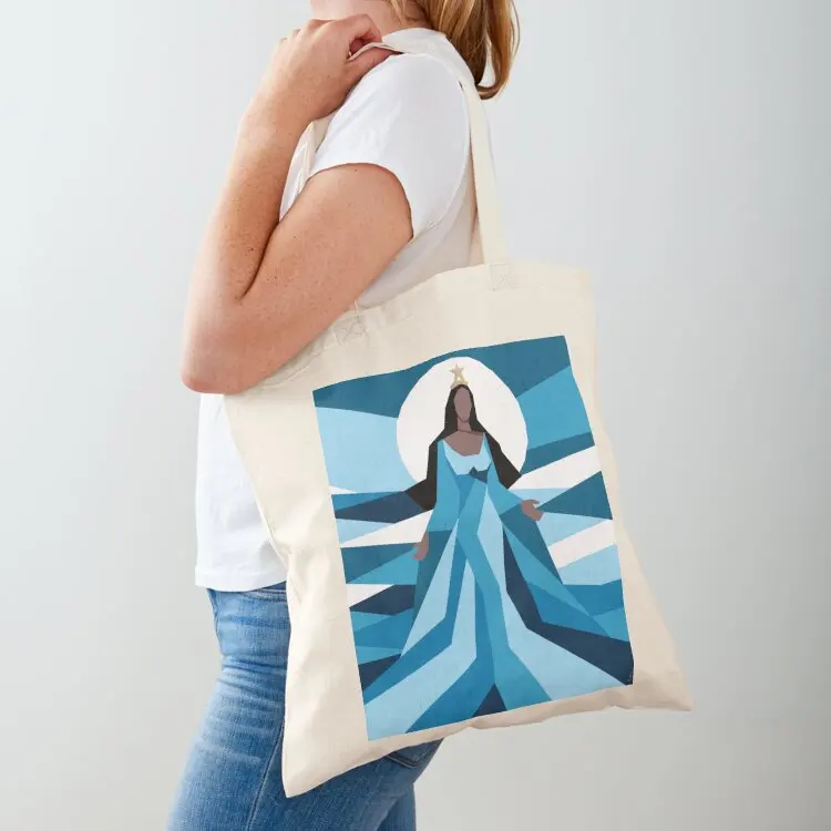 

Iemanj a Rainha do Mar Tote Bag shopping bag logo custom fabric bag shopper woman female
