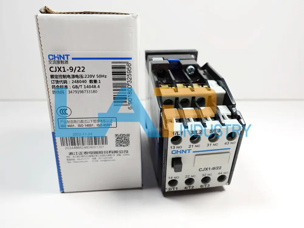 

1PC NEW FOR Delixi Contactor CJX1-9/22 220V