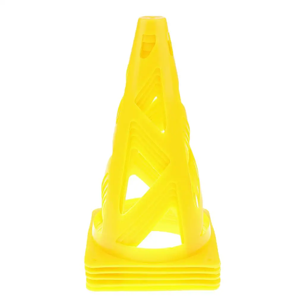 Speed Training Cones Plastic Traffic Football Obstacles Set for Team Sports Practice and Party Event Activities