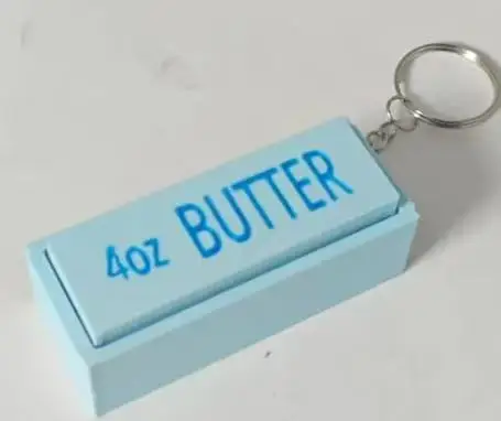 Squishy Key Cap Keychain Clicker Anti-Stress Fidget Backpack Pendant Soft Silicone Keyring Gift
