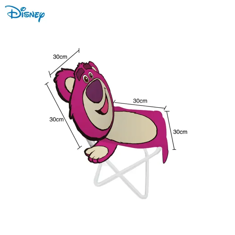 Disney Stitch Lotso Alien Children\'s New American Cute Cartoon Pattern Multifunctional Outdoor Picnic Portable Folding Chair