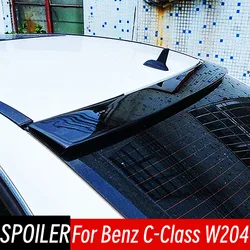 For Mercedes Benz C-Class W204 C180 C250 C300 C63 AMG Sedan 2007-2014 Rear Window Roof Spoiler Wings Car Tuning Accessories Part