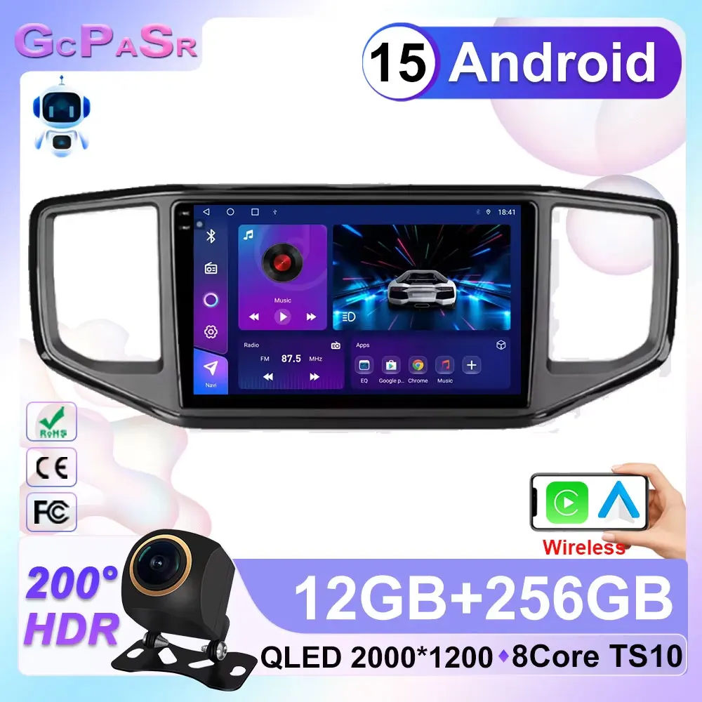 

Android 15 For Volkswagen VW Amarok 1 2016 - 2021 Car Radio Multimedia Video Player Navigation stereo GPS No 2 din DVD Head Unit