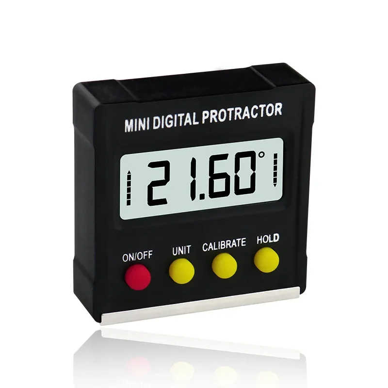 Digital Level Angle Gauge Mini Measuring Digital Inclinometer 4*90°With Magnetic Base Electronic Universal Bevel Protractor