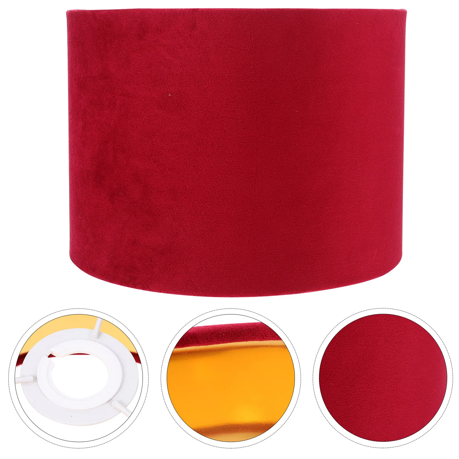 

1Pcs Fashionable Table Lamp Cover Premium Quality Bedside Light Shade Soft Cloth Material Easy Install Home Decor Stylish