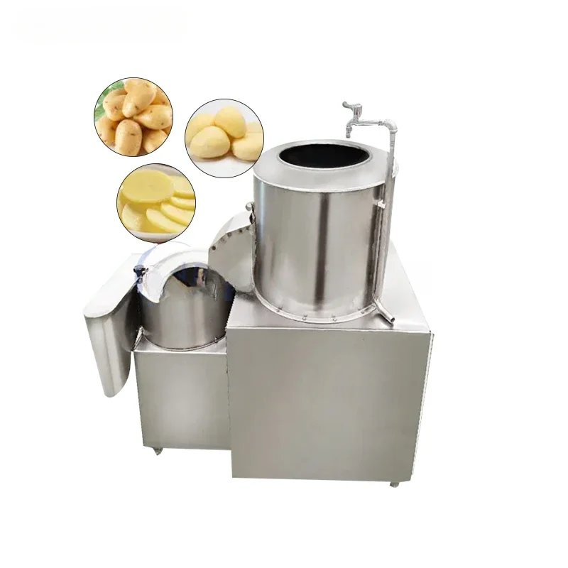 Industrial Automatic Peeling Machine for Mango Cassava Potato Fruit & Vegetable Washing Equipment