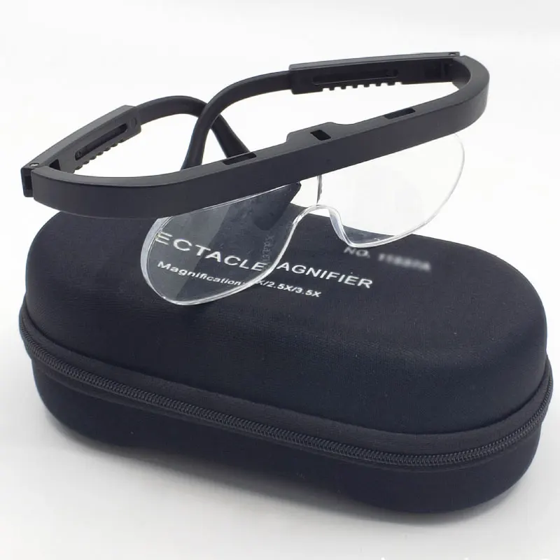 1.5X 2.5X 3.5X Portable Magnifier Loupe Headband Eyeglasses Reading Magnifying Glass Eyelash Extension Repair Tool