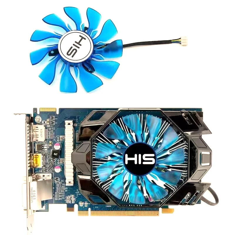 88MM 4-PIN GA91O2U R7 360 GPU cooler for HIS R7 265 360 R9 270 260 iCooler OC graphics card cooling fan