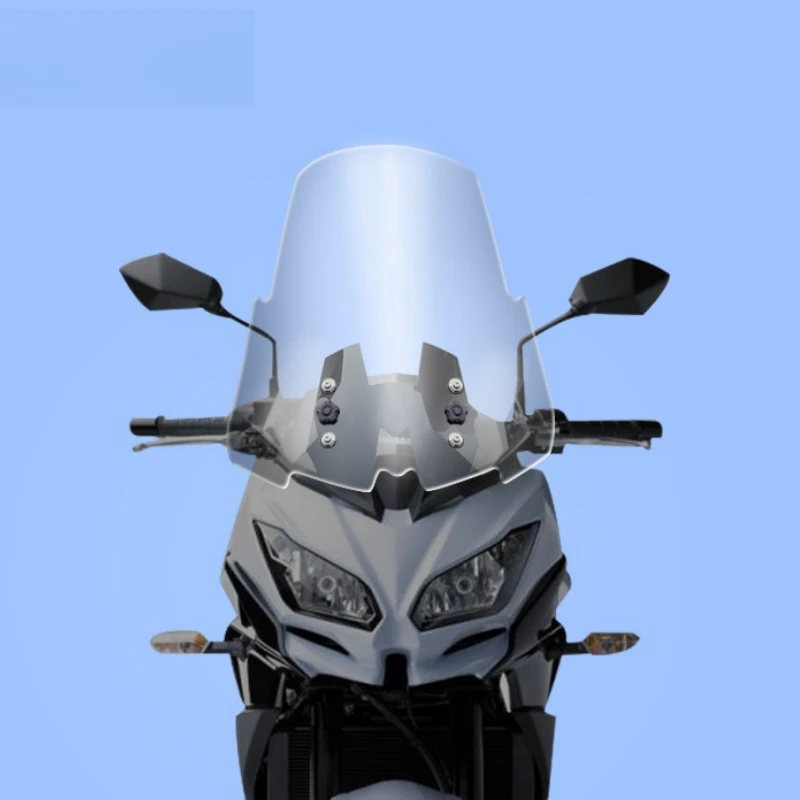 

STLF Motorcycle Windshield Windscreen Wind Shield Deflector for Versys 650 Versys1000