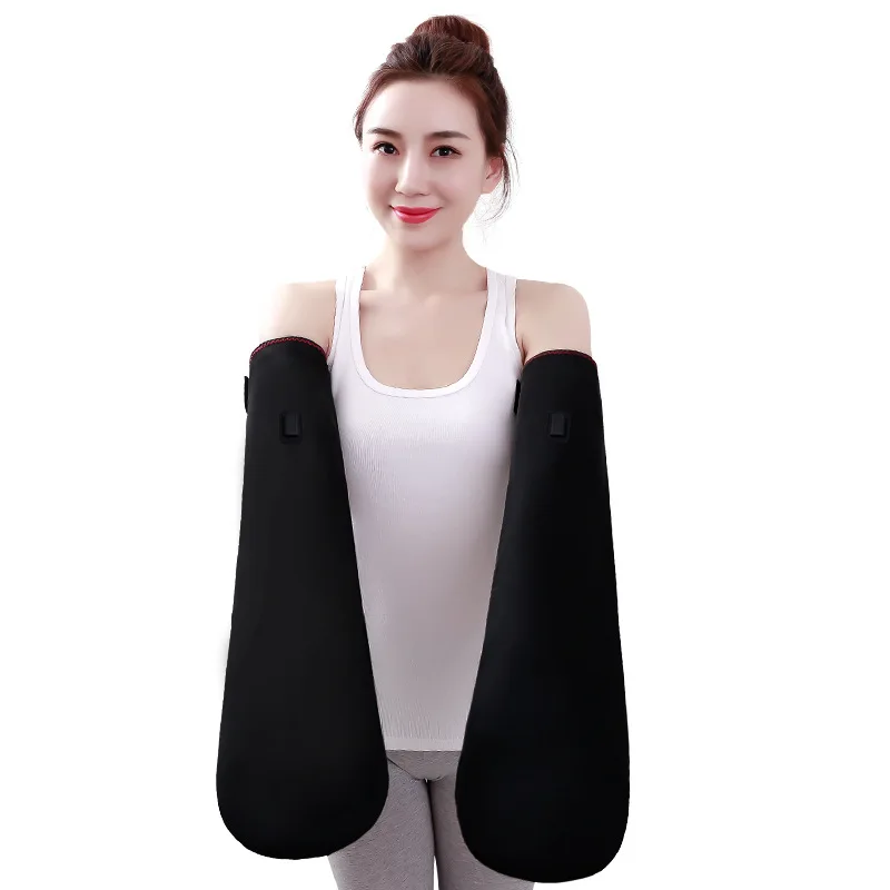 

Carbon fiber electric heating arm cover hand joint hot compress physiotherapy elbow cover three-speed temperature control