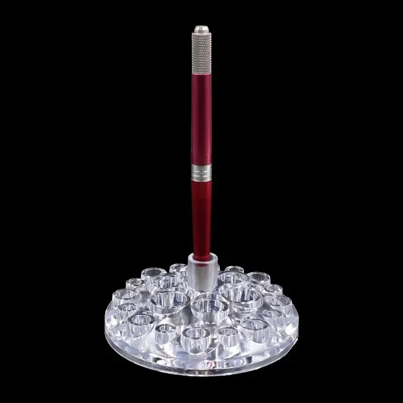 4 type Acrylic Tattoo Ink Cup Stand Holder Permanent Makeup Microblading Pigment Tattoo Storage Caps